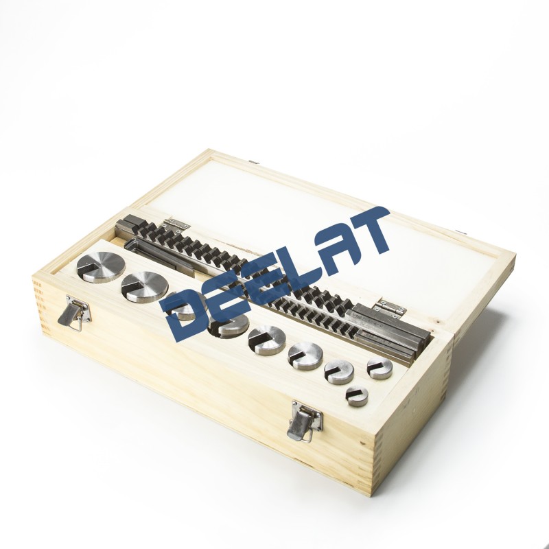 Keyway Broach Set Type B & C, 36 Combinations Deelat