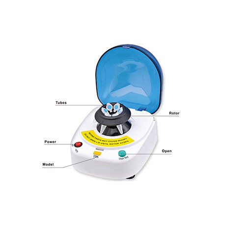 Centrifuge - 4800xg - Capacity 6 x 1.5mL/2.0mL / 2 x 8 x 0.2mL Vacutainers - LCD Digital Clinical Centrifuge_D1162060_main