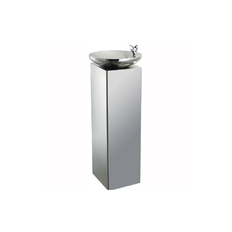 Outdoor Drinking Fountain - 14.2 (Diameter) x 38.6 (Height) - Square Outdoor Fountain_D1165868_main