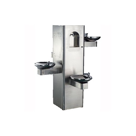 Outdoor Drinking Fountain - 4 Taps - 53.1 x 54.3 x 74.8 Outdoor Fountain_D1165871_main