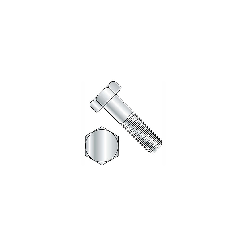 Hex Cap Screw Grade 8 Hex Bolt Yellow Zinc Qty-250 1//2/"-13 x 1-1//4/" FT