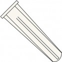Conical Plastic Anchor - 10-12 x 1 - Blue - Pkg of 1000