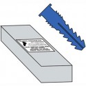 6-8 Ribbed Plastic Anchor Kit, Pkg of 10