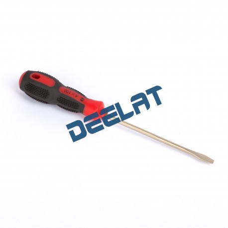 Non-Sparking Flat Head Screwdriver - 4mm x 100mm Non-Sparking Flat Head Screwdriver_D1140479_main