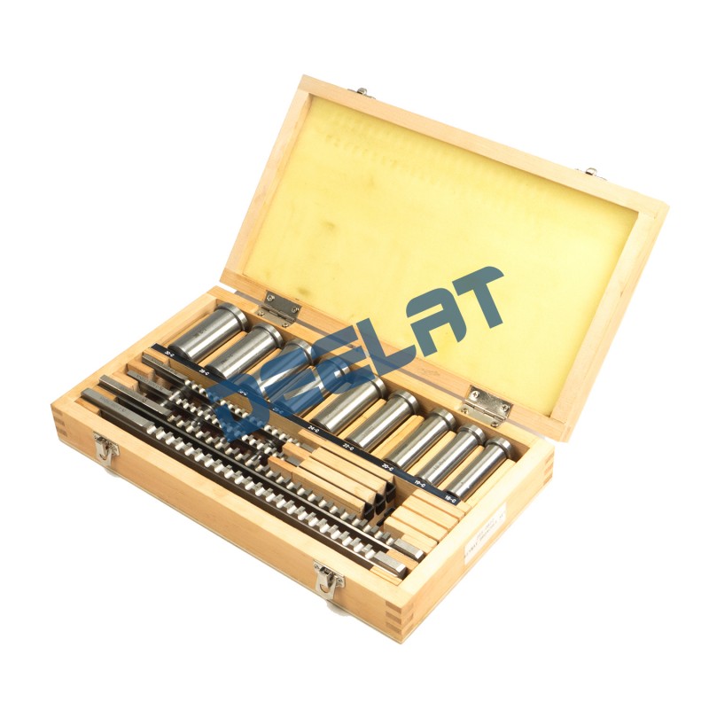 Keyway Metric Broach Set 26 Combinations Deelat