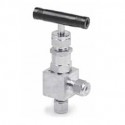 1" Female NPT Bar Stock Needle Valve - Angle - 10000psig