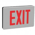 Red Super Slim Premium Exit Light - 120/277 V_D1171580_1