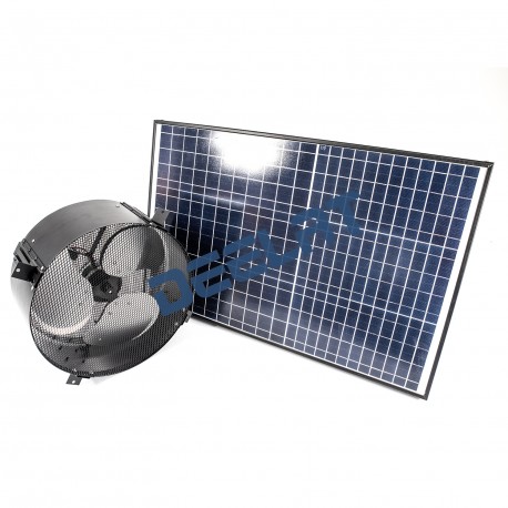 Solar Powered Exhaust Fan – Ventilator – 60W – Adjustable – 14 – Wall Mounted Solar Powered Exhaust Fan_D1155747_main