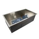 Kitchen or Bar Sink - Stainless Steel - Single Basin - 32”x18”x10” - Radius 0mm_D1160034_1
