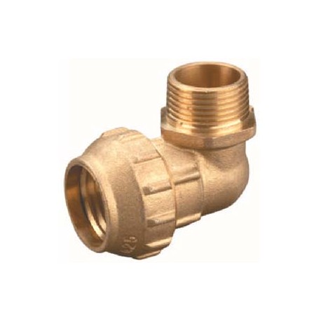 Brass Pipe Elbow – Compression Fitting – Male – 32mm x 1” Brass Pipe Elbow_D1146052_main