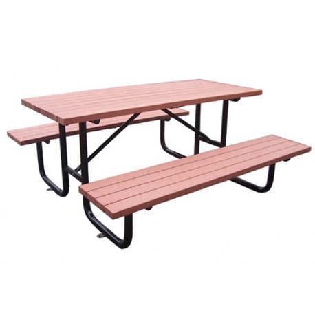 D1774241 Picnic Table Synthetic Wood 1800 Mm Length X 1790