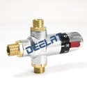 Brass Push and Fit Lead Free Fitting - Thermostatic Mixing Valve - 1*1*1"