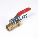 Ball Valve Connector - 16mm x 1/2" - Brass - Lead Free - Push and Fit Fitting - Qty. 20pcs_D1163182_1