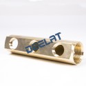 Manifold – Brass – 1-1/4" x 3 Ways