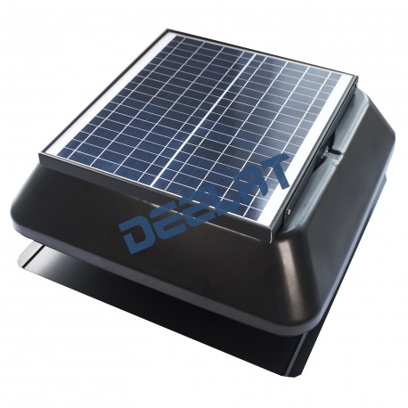 Solar Powered Exhaust Fan and Ventilator - 12W - Adjustable - 12 - Roof Mounted Solar Attic Fan_D1155705_main