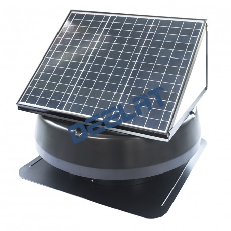 Solar Powered Exhaust Fan and Ventilator - 12W - Adjustable - 12 - Roof Mounted Solar Attic Fan_D1155703_main