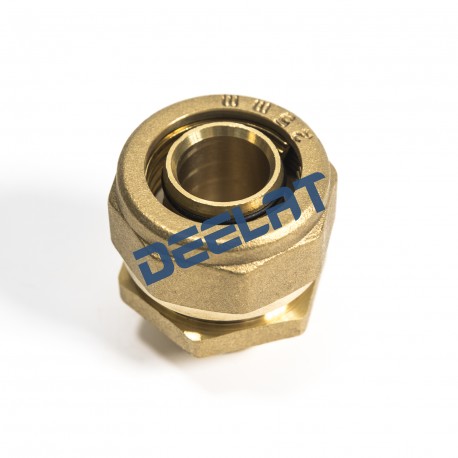 Compression Fitting – Straight – Male – Brass – 16 mm x 1/2” Compression Fitting – Straight – Male – Brass – 16 mm x 1/2”_D1145915_main