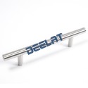 Satin Stainless Steel Rounded Cabinet Handle - 20x12.8x1.2 cm_D1161234_1