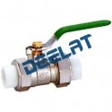 Copper Ball Valve – 1-1/2” – PP-R – Non-threaded – Medium_D1141278_1