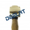 Brass Striking Hammer - 0.45 Kg - 25 cm Wood Handle_D1148126_5