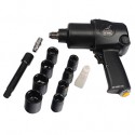 Pneumatic Wrench Set - 1/2" - 7000 RPM, 900 N.m - Heavy Duty Square Drive