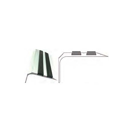 Stair Edging - Aluminum-PVC-EPDM - 2.7 (Top Skirt) x 1.6 (Front Skirt) - 20 pcs Stair Edging_D1777495_main