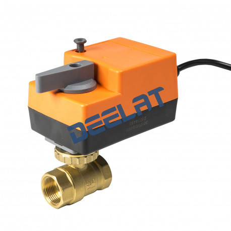 Motorized Ball Valve (Electric) - 2 Way - 0.5, 3.5NM, AC110 - On/ Off or 3 Pt Motorized Ball Valve_D1780563_main