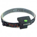 High Power Black 1W LED Headlamp with 2 Blinking Red LEDs - 180lm - 12 Hours_D1148615_1