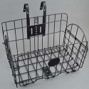 Twin Rear Bicycle Carrier Basket - Iron Wire