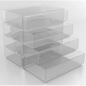 Glasses Holder - Acrylic - 4-Layer Shelf - Holds 20 Glasses_D1093198_1