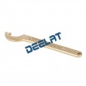 Non-sparking Aluminium-Bronze Hook Wrench with Pin- 30-32 * 140 mm_D1140369_1