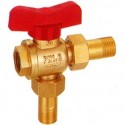 Copper Regulating Tee Valve--3/4" Female-Male-Male Size-Large_D1141446_1