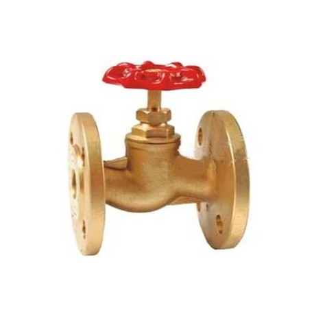 Copper Flange Shut-off Valve--1/2" Flange-Flange - Deelat