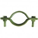 YM Indicates double-bolt Flatpipe Clamp-GJF1--100 mm