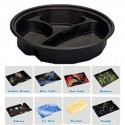100pcs Sushi To-Go Box - Ice Blue--360*360*30 cm_D1143068_1