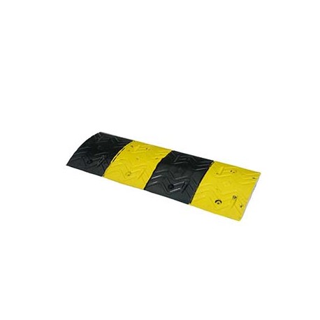 Rubber Speed Bump - End Cap - 190 x 380 x 50mm - D1146859 - Deelat