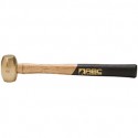 Brass Striking Hammer - 0.9 Kg - 32 cm Wood Handle_D1148127_1