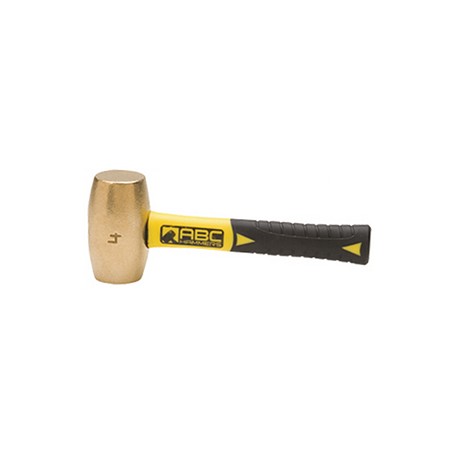 Brass Club Hammer - 4 lb - 8 Fiberglass Handle Brass Club Hammer - 4 lb - 8" Fiberglass Handle_D1148133_main