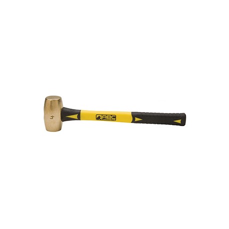 Brass Striking Hammer - 4 lb - 14 Fiberglass Handle Brass Striking Hammer - 4 lb - 14" Fiberglass Handle_D1148134_main