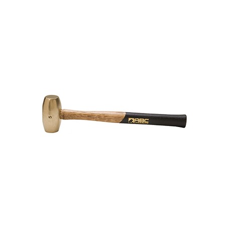 Brass Striking Hammer - 5 lb - 15 Wood Handle Brass Striking Hammer - 5 lb - 15" Wood Handle_D1148135_main