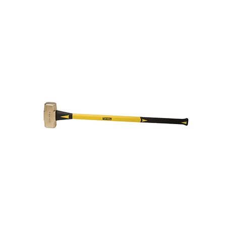 Brass Sledge Hammer - 12 lb - 33 Fiberglass Handle Brass Sledge Hammer - 12 lb - 33" Fiberglass Handle_D1148143_main