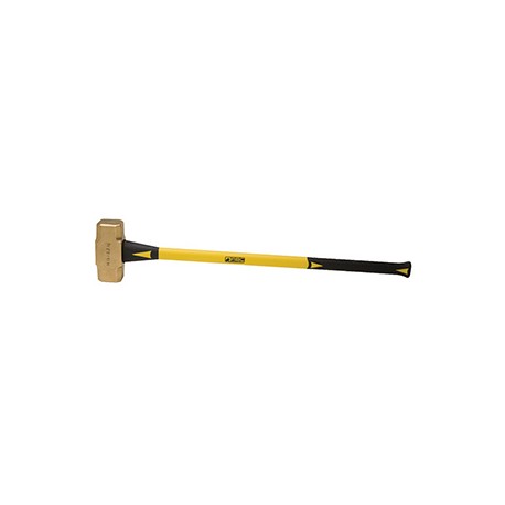 Brass Sledge Hammer - 14 lb - 33 Fiberglass Handle Brass Sledge Hammer - 14 lb - 33" Fiberglass Handle_D1148145_main