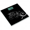 Bathroom Scale - 30*30*0.6cm - Black/ Flower Motif_D1160848_1